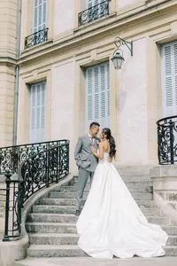 Bride & Groom | Chateau de Santeny Collaborative Luxury Wedding Photography France | Juno by Julia C. Vona