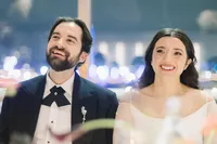 Bride and Groom at the Reception | Editorial Wedding Photography Montreal Science Centre | Juno by Julia C. Vona