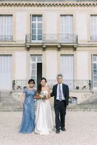 Bride and Parents | Chateau de Santeny Editorial Wedding Photography France | Juno by Julia C. Vona