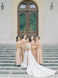 Bridal Party | Chateau de Santeny Editorial Wedding Photography France | Juno by Julia C. Vona