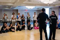 Hugo & Stacy teaching West Coast Swing, 2026