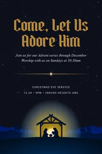 IHUMC Advent Series Poster