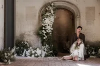 Editorial bride and groom