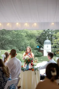 Maid of honor speech at Annapolis, Maryland wedding