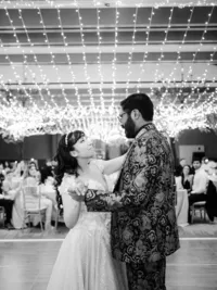 bride and groom first dance at Ritz Carlton wedding