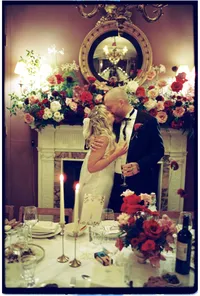 nostalgic wedding photography captured on 35mm film at brunswick house in london