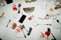 wedding details shot with hard flash at andaz hotel