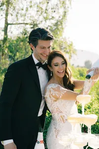 Palm Springs Weddings, Desert Weddings, Champagne Toast