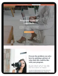 Kacie Sales Page - iPad