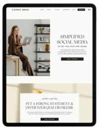 Carrie Template-HOME Ipad