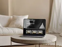 website bold and black and white