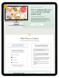 Landing Page Bundle Template - iPad