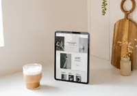 Ipad Website Mockup