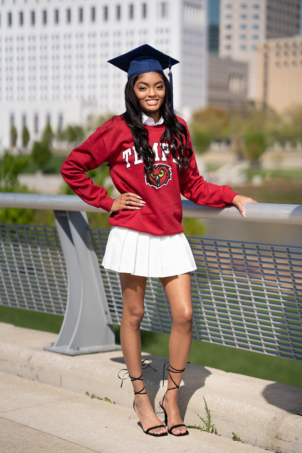 columbus ohio black senior photography