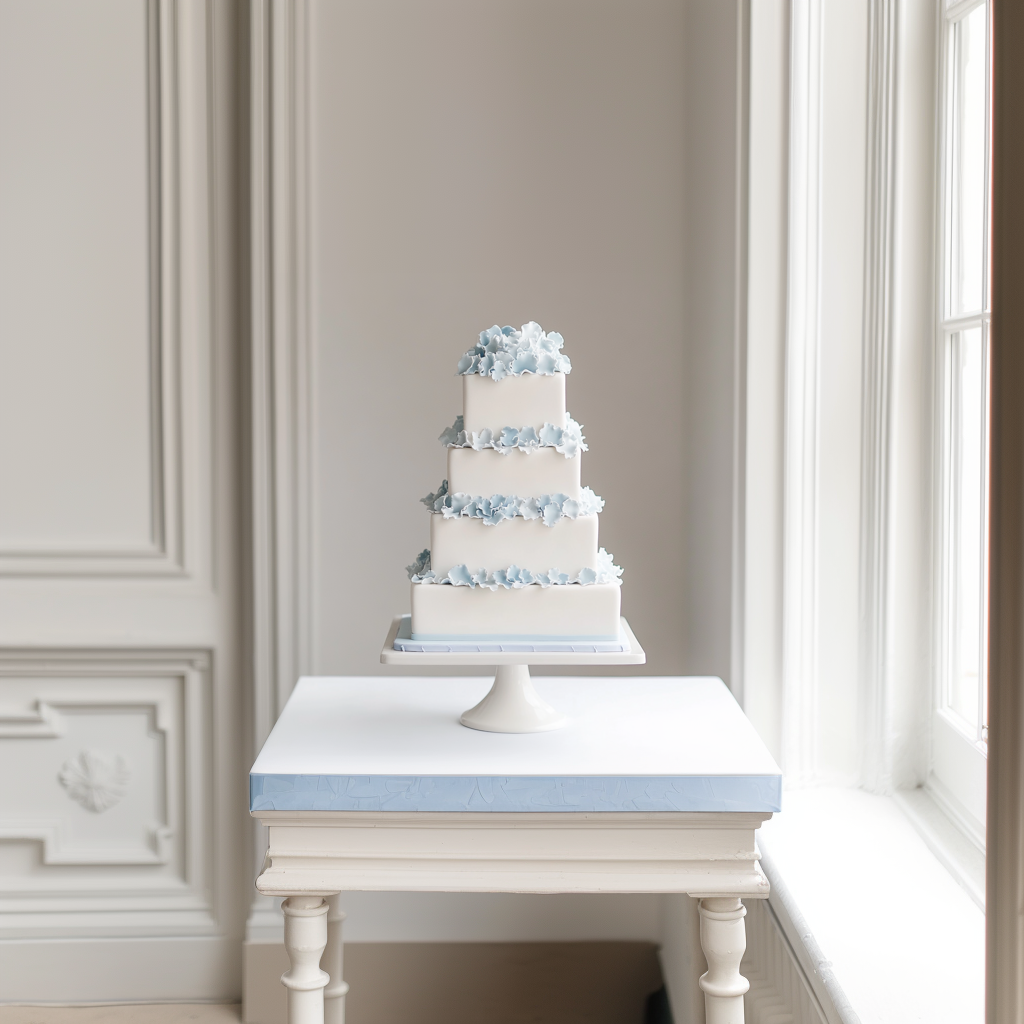 kdurski_86694_a_tiered_square_white_wedding_cake_with_pastel_bl_de6e0ef4-73c8-4ab8-9019-d3b85fdec97e