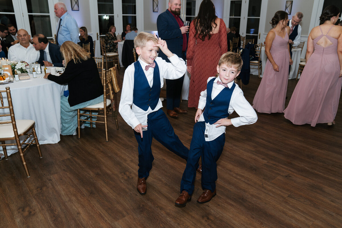 Candid wedding reception moments at Waverly Oaks in Plymouth