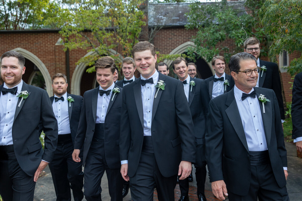 Groomsmen at Northside Church Atlanta