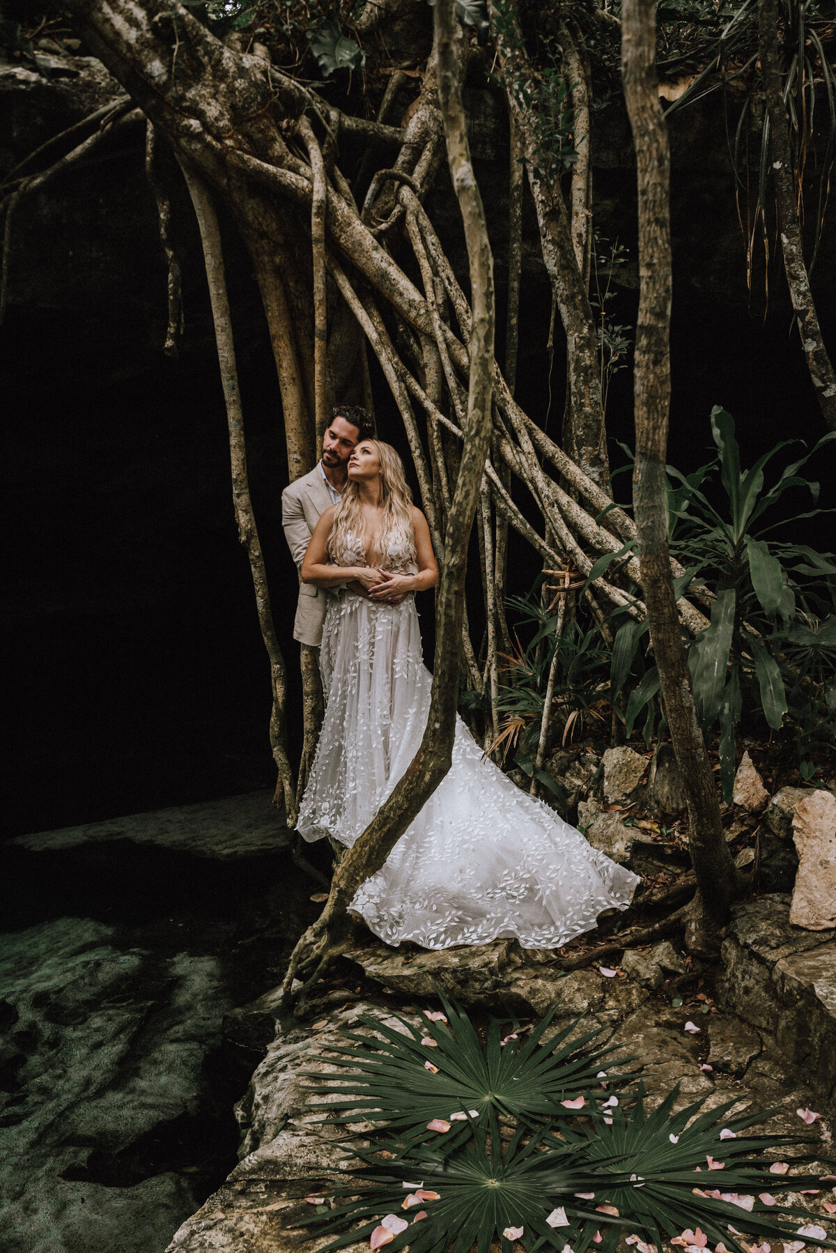 Mayan Wedding Ceremony at a Cenote in Tulum