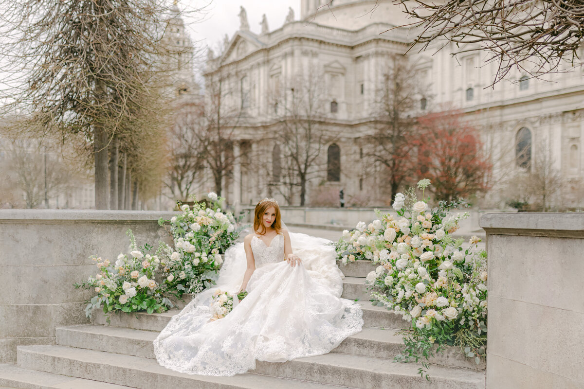 Monika - Bridal Photo Shoot - St Pauls, London - Joana Senkute Photography-54