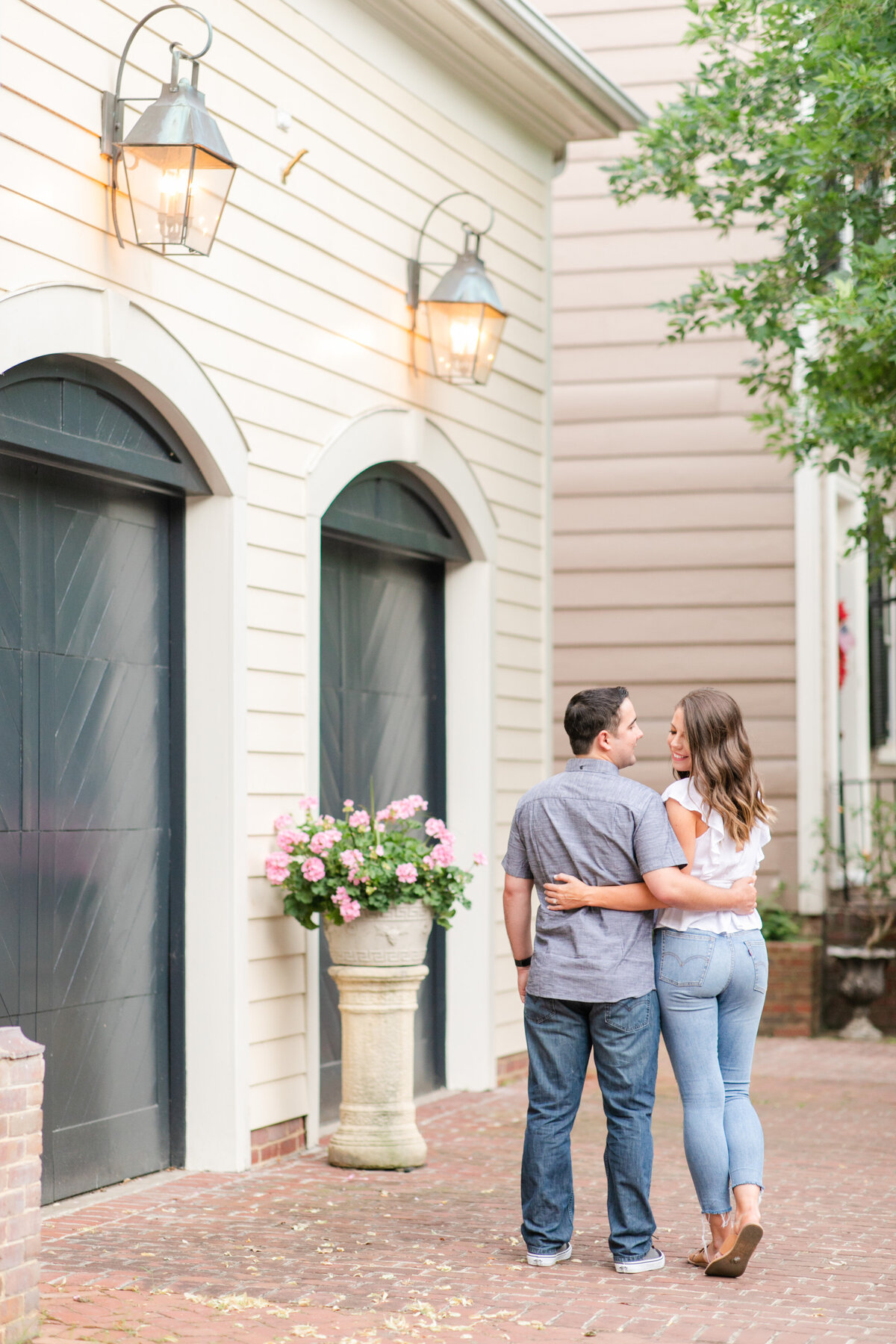 Summertime Old Town Alexandria Engagement Photos Megan Kelsey Photography Virginia Wedding Photographer-15