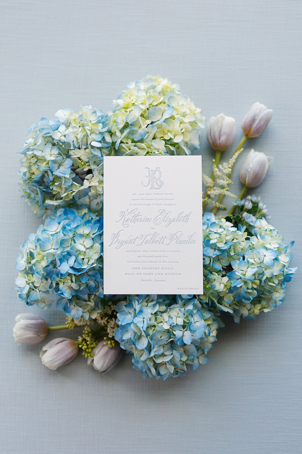 best blue hydrangea wedding_Fete Nashville_Kristyn Hogan5