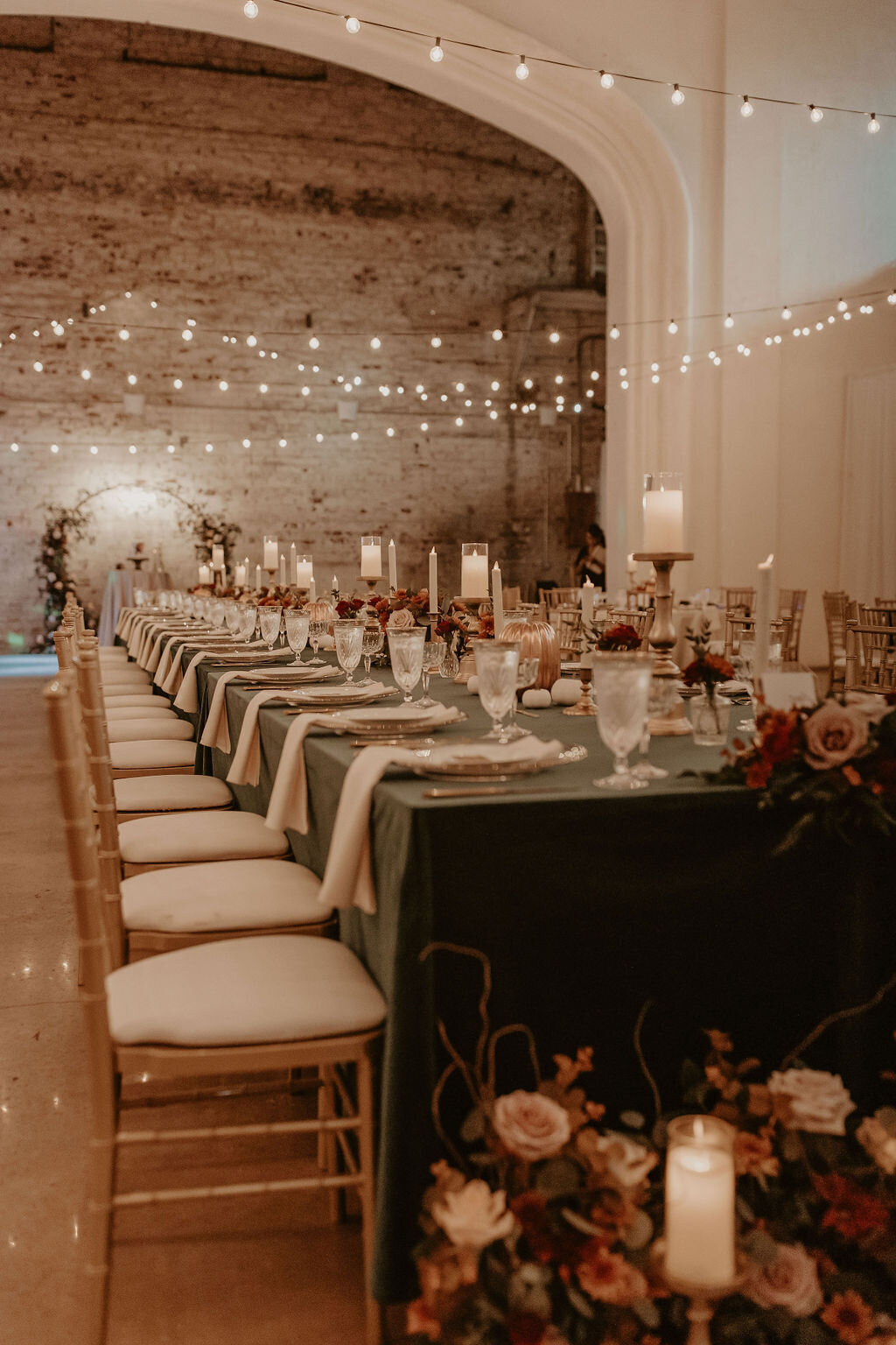 20 - Rialto Theatre Wedding Reception Head Table - Tampa Bay Wedding Planner