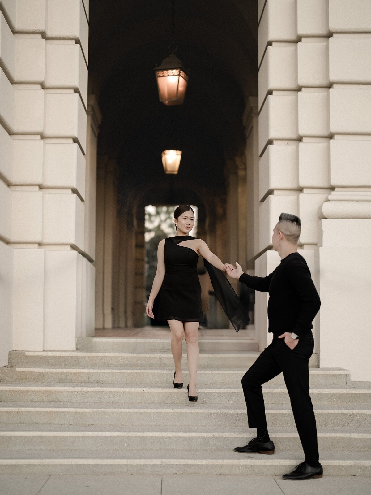 Pasadena City Hall Engagement Photos -95