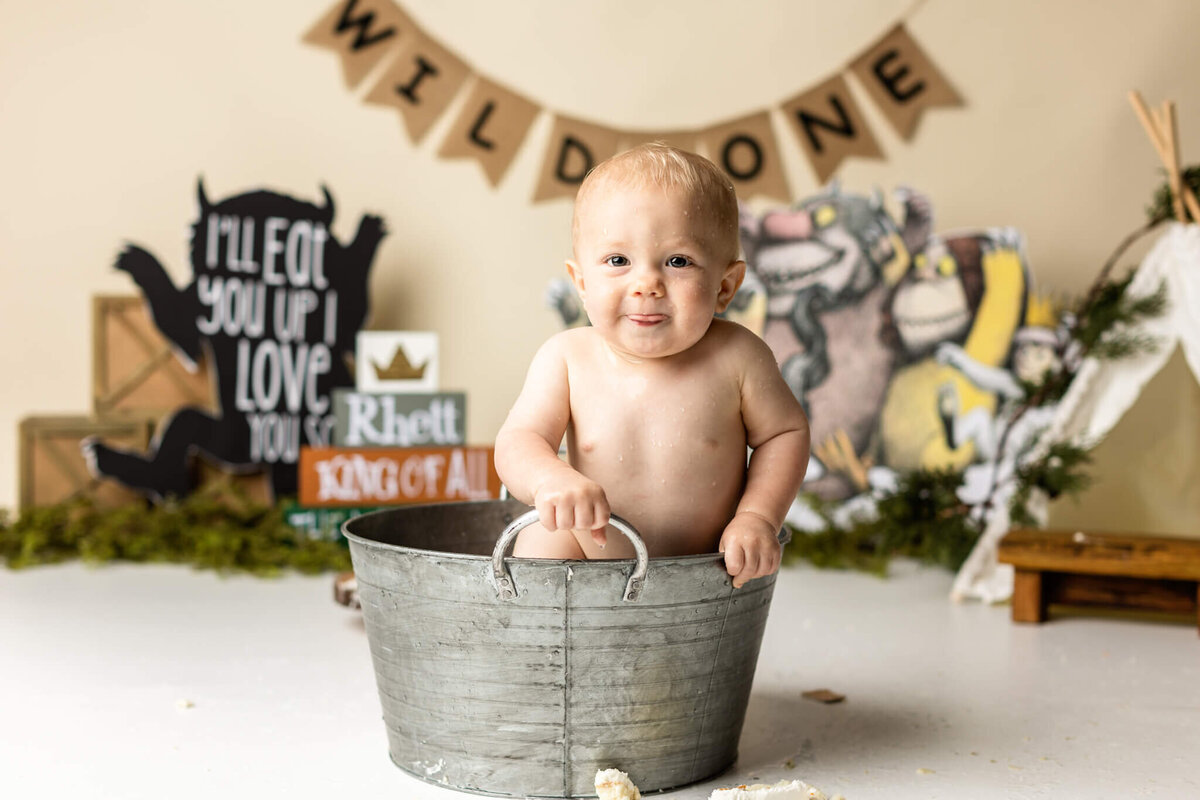 NWA cake smash photographer, milestone portrait session, baby birthday photoshoot Northwest Arkansas, best cake smash photography near me Fayetteville AR