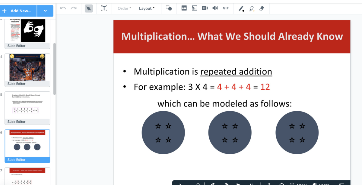 Multiplication... What We Should Already Know