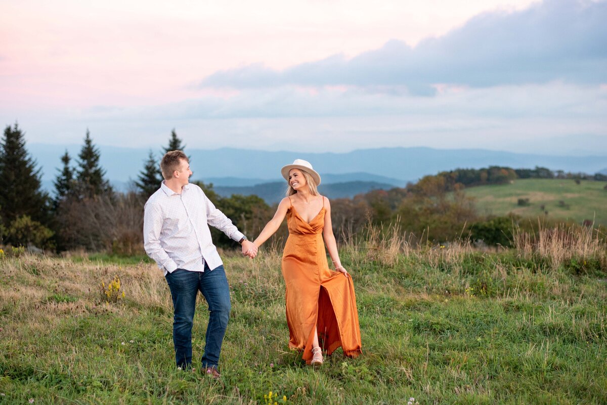 engagement pictures in great smoky mountains national park