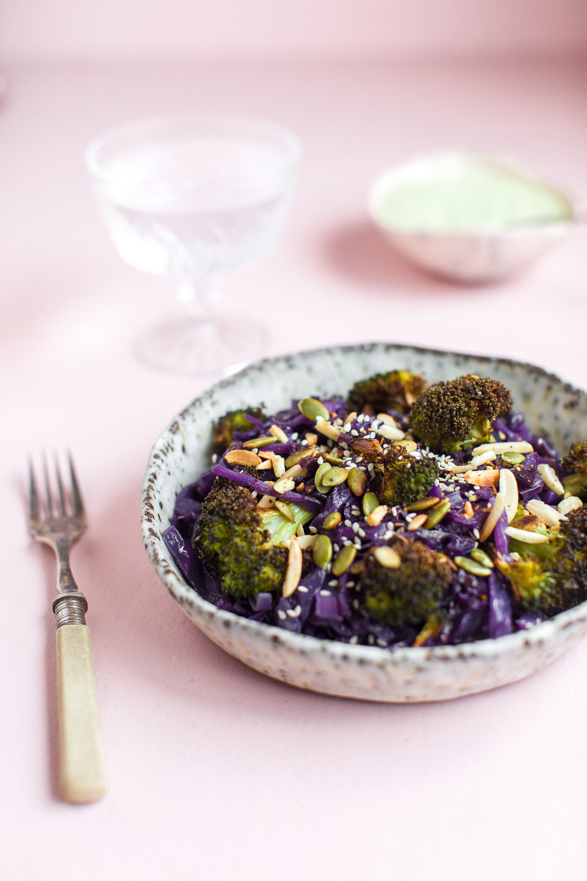 Roasted Broccoli Braised Cabbage Salad - Anisa Sabet - Photographer-5