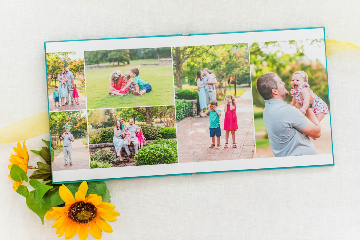 Family album to display photos by Laramee Love Photography