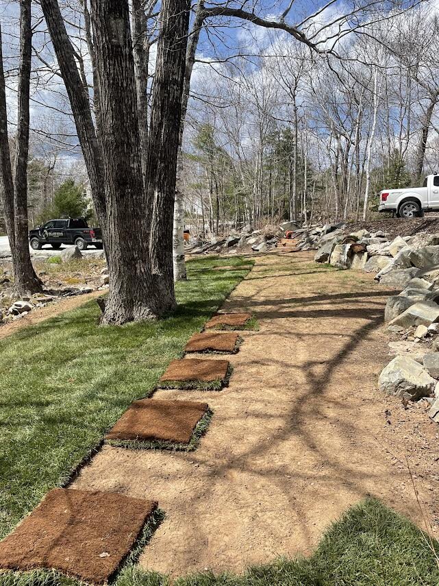 Ground Down Land Management - Halifax Excavation Services - Stone Landscaping Patio Work - sod installation - garden beds & mulch
