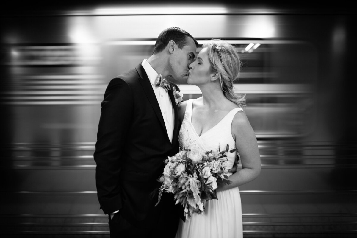 bride-groom-subway-train-blur