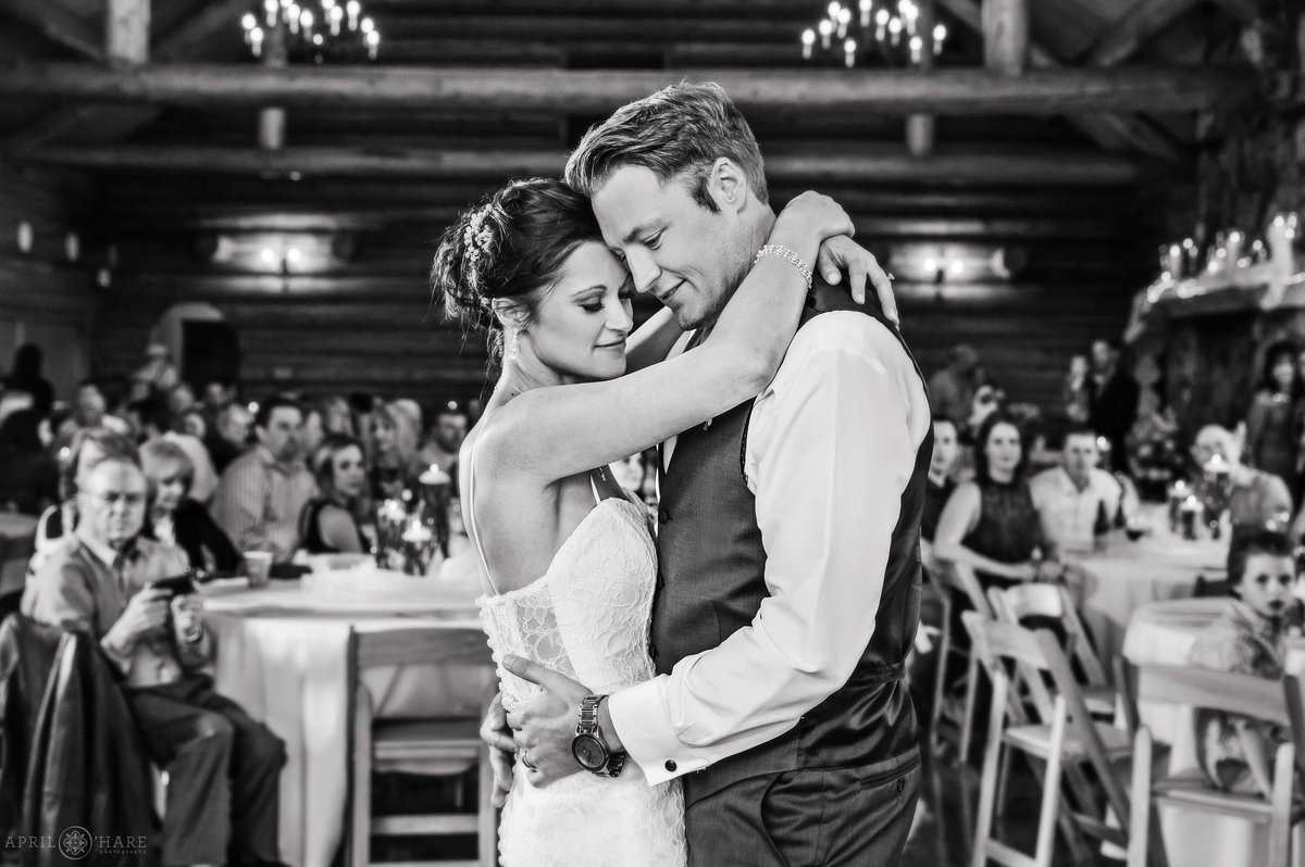 Romantic First Dance at Evergreen Lake House in Colorado