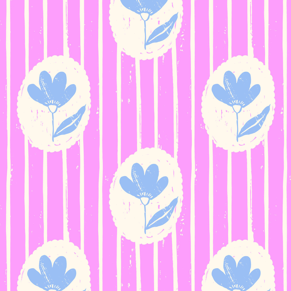block-print-floral-portfolio-hotpink