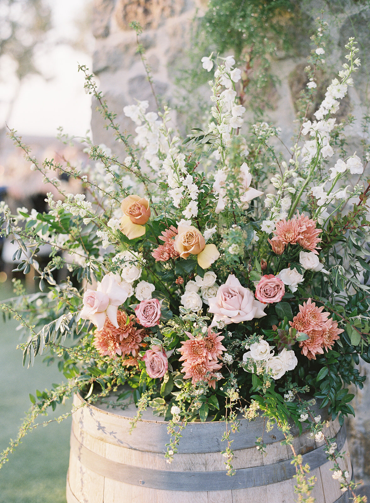 Mulberry Moss Wedding Flowers Cielo Farms