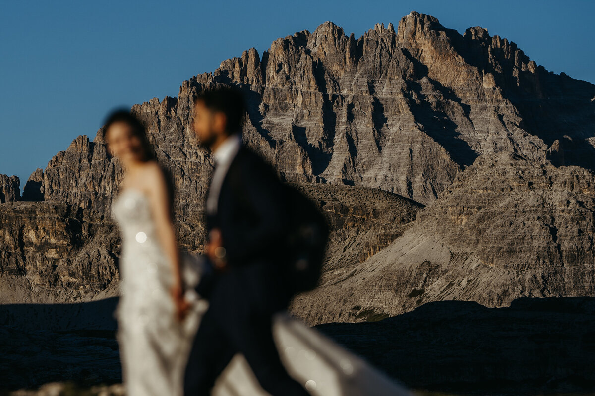 Tre Cime Dolomites Elopement