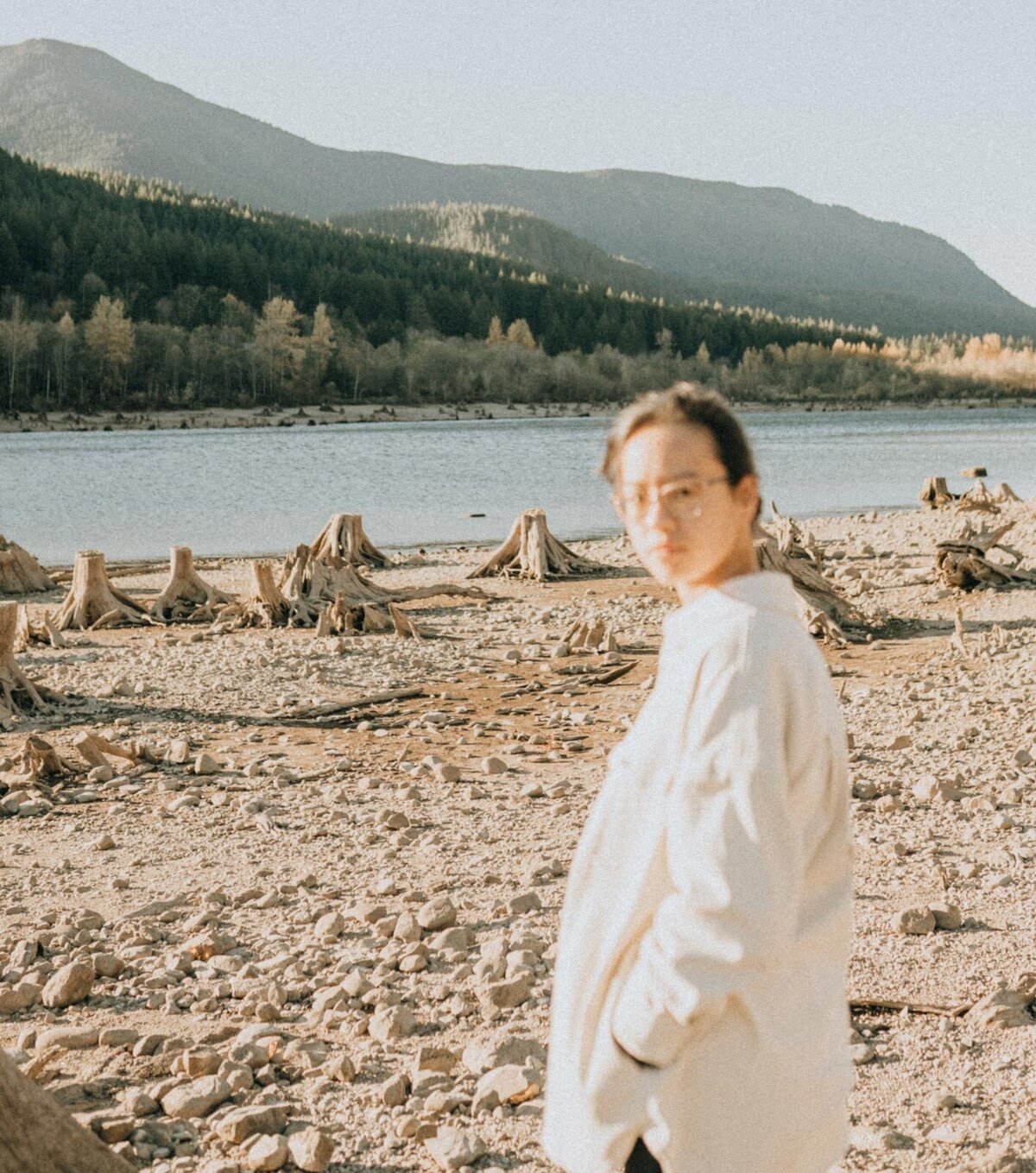 Rattlesnake Lake on a Sunny Chilly Day