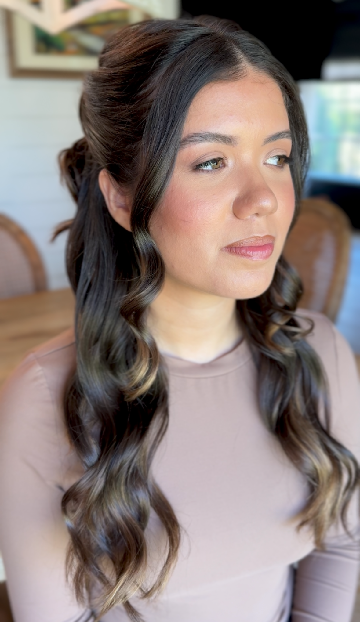light natural bridal makeup for olive skin, Nashville bridal makeup artist