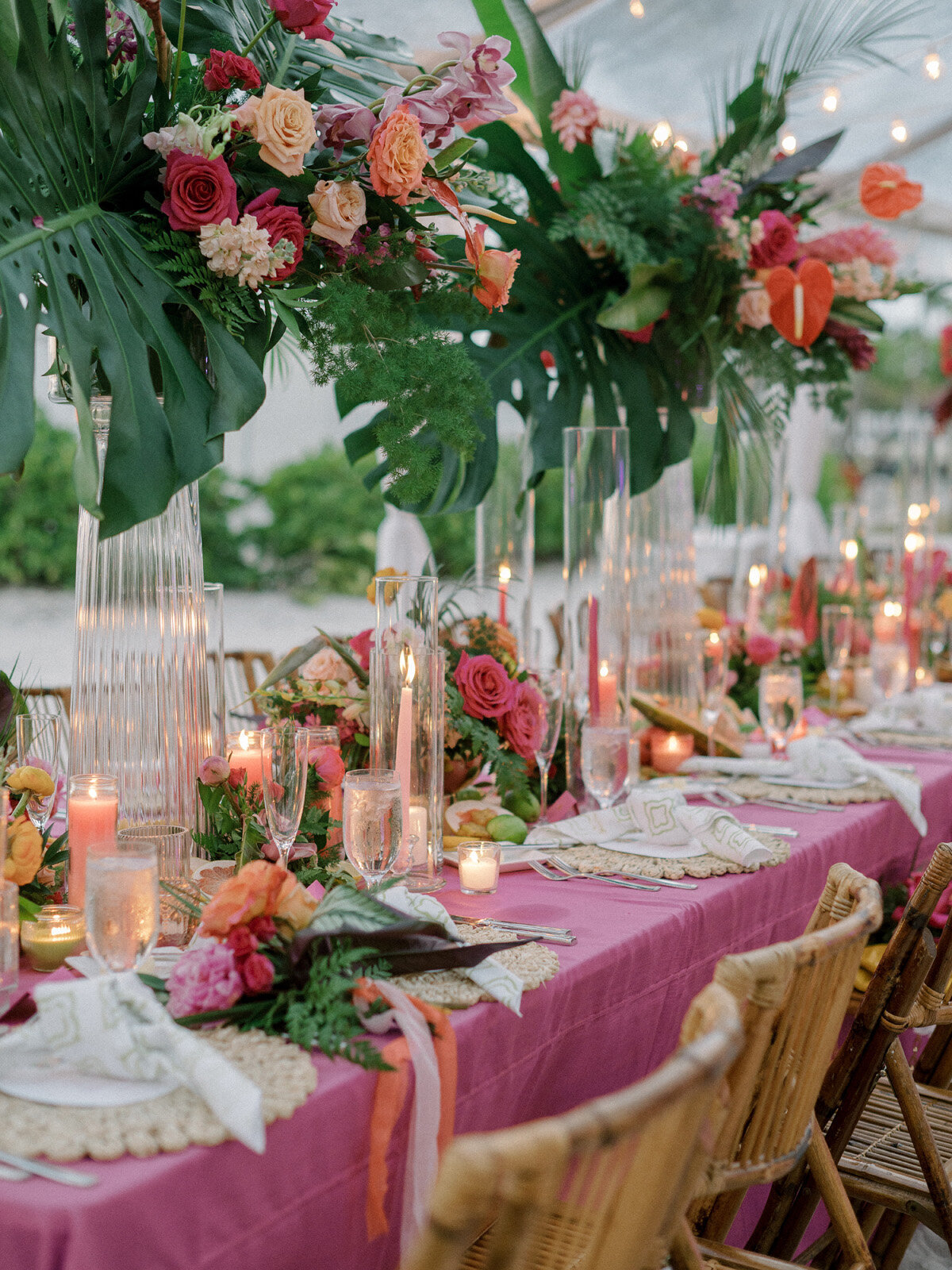 Kate-Murtaugh-Events-destination-wedding-planner-tropical-tented-reception-candlelight-dinner