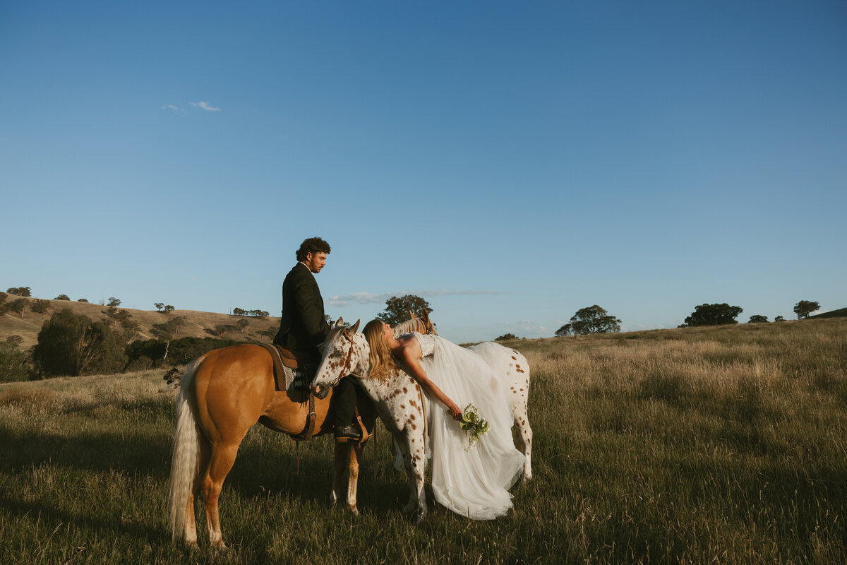 bride and groom portrait at wedding venue in melbourne