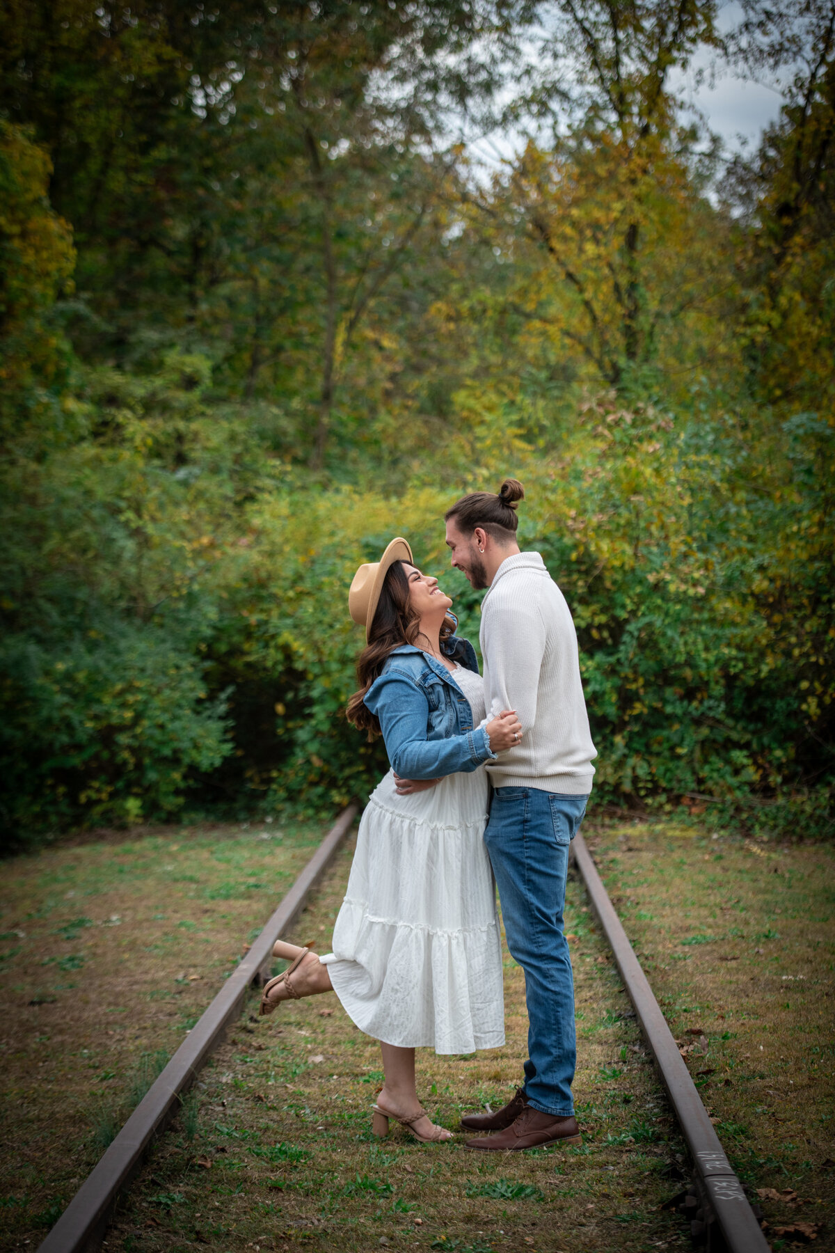 engagement_abandon_railroad_staring_at_each_other