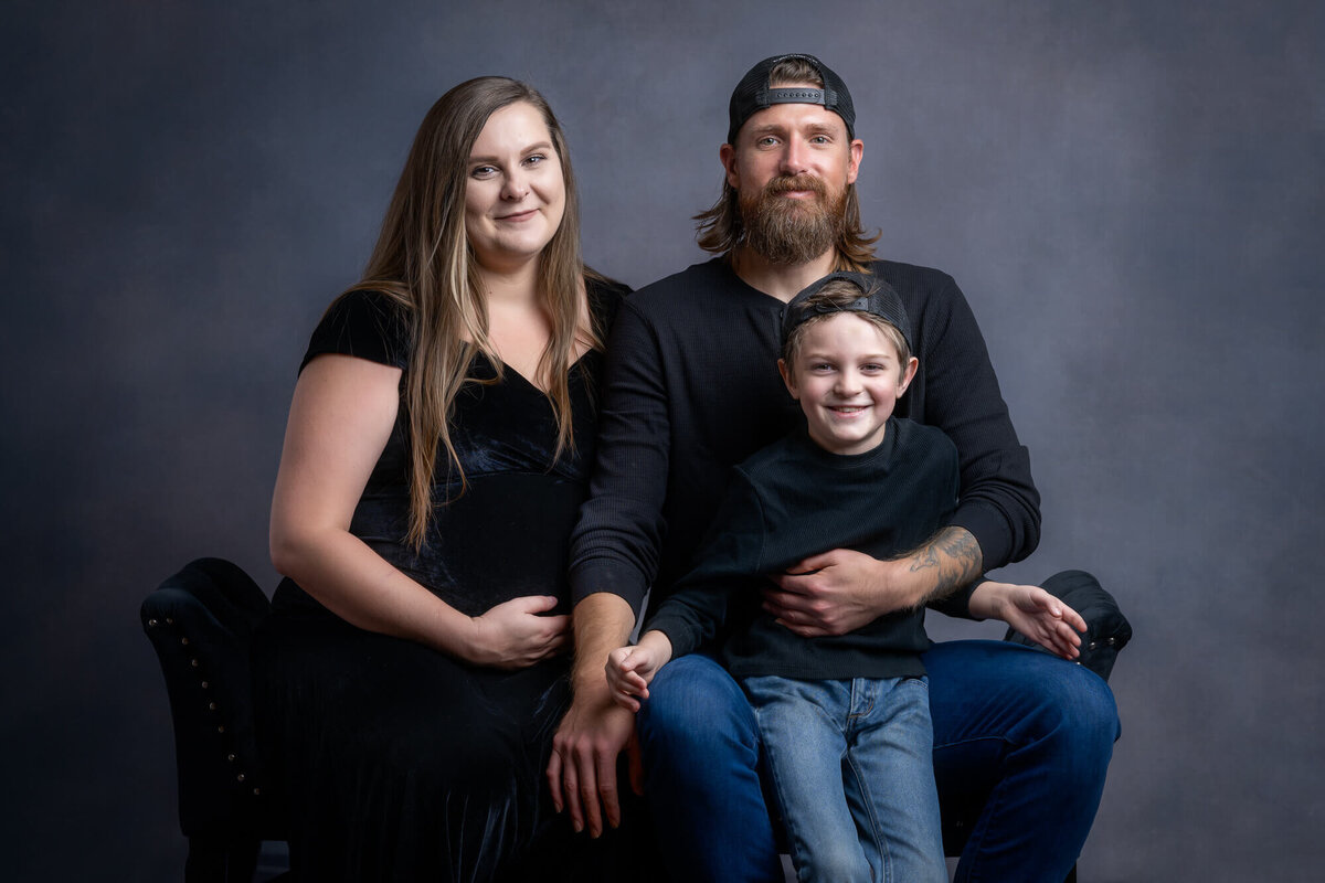 Family poses in Prescott family photography session