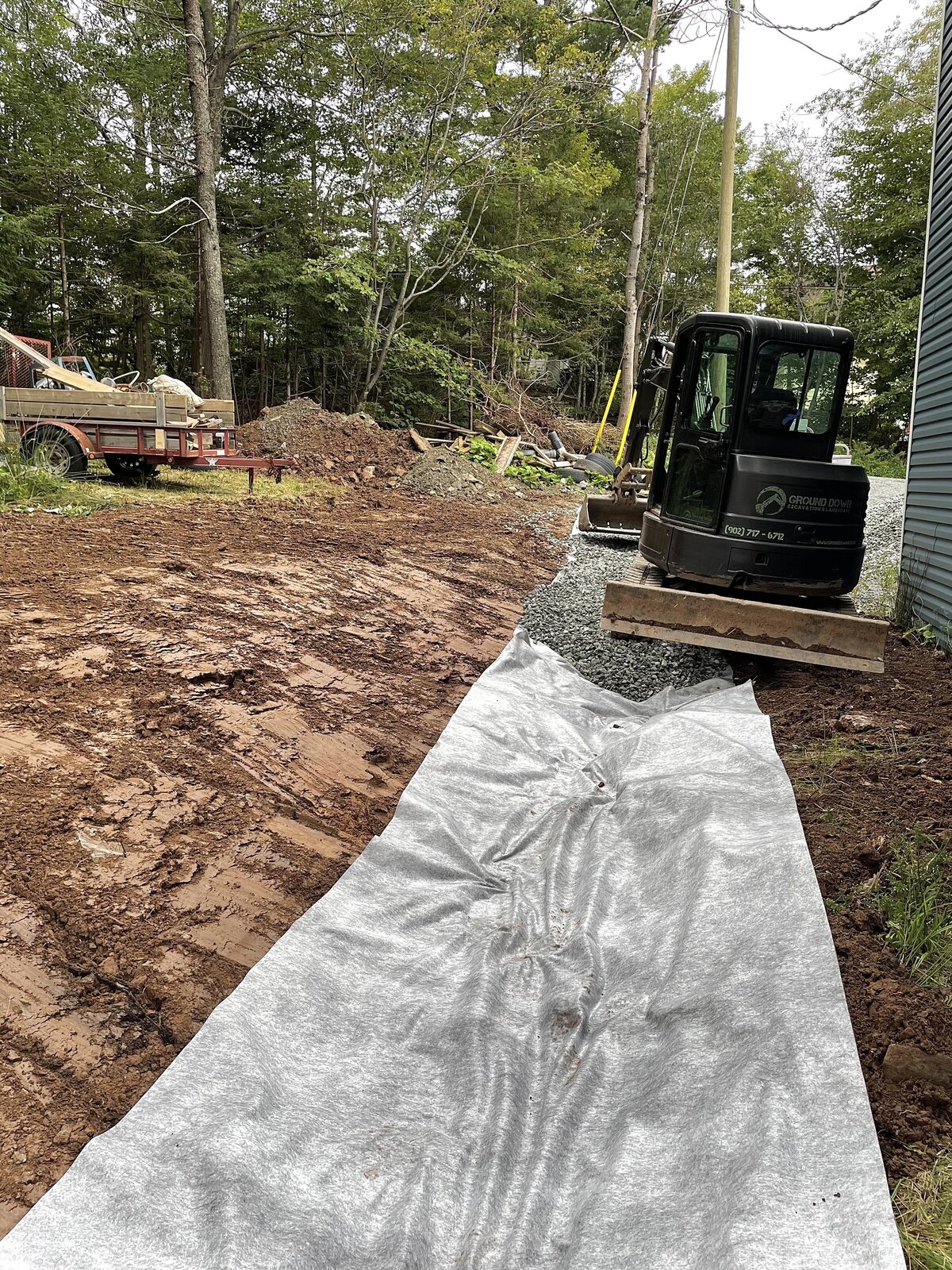 Ground Down Land Management - Excavation Services - Nova Scotia - Property Access - Trail Systems - Driveways - Patios - Landscaping - Mulching