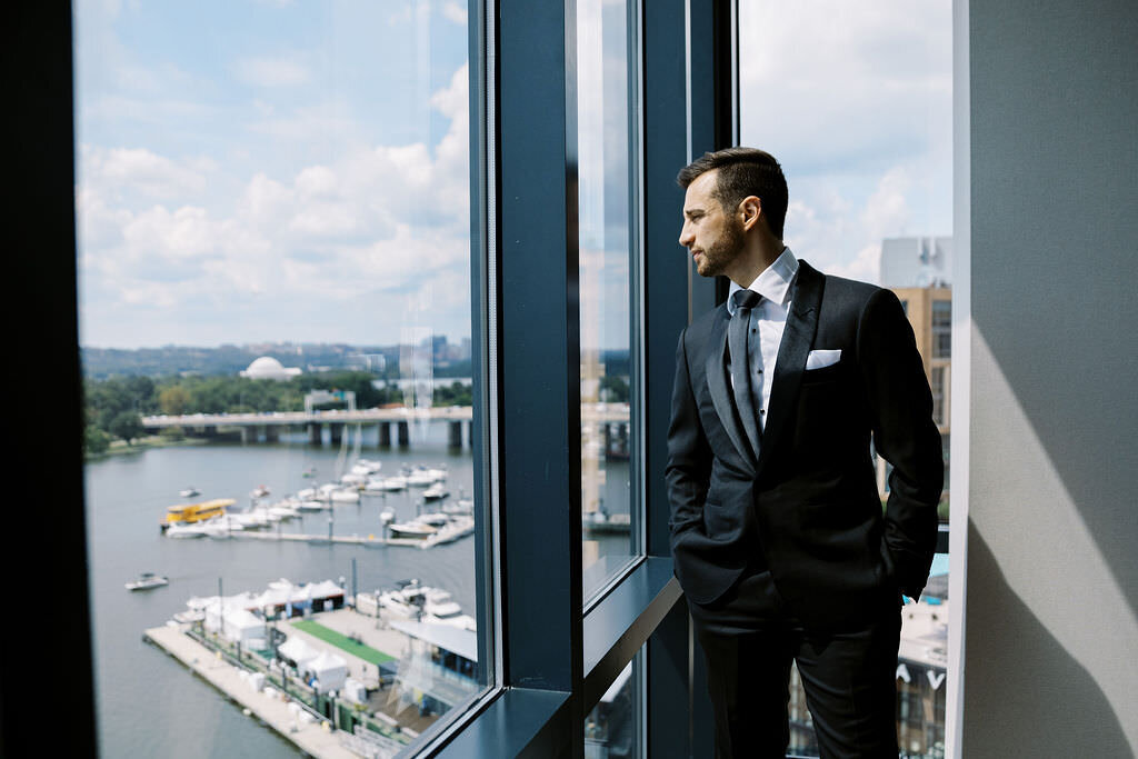 Modern black tie DC wedding #Yojoforever-7053