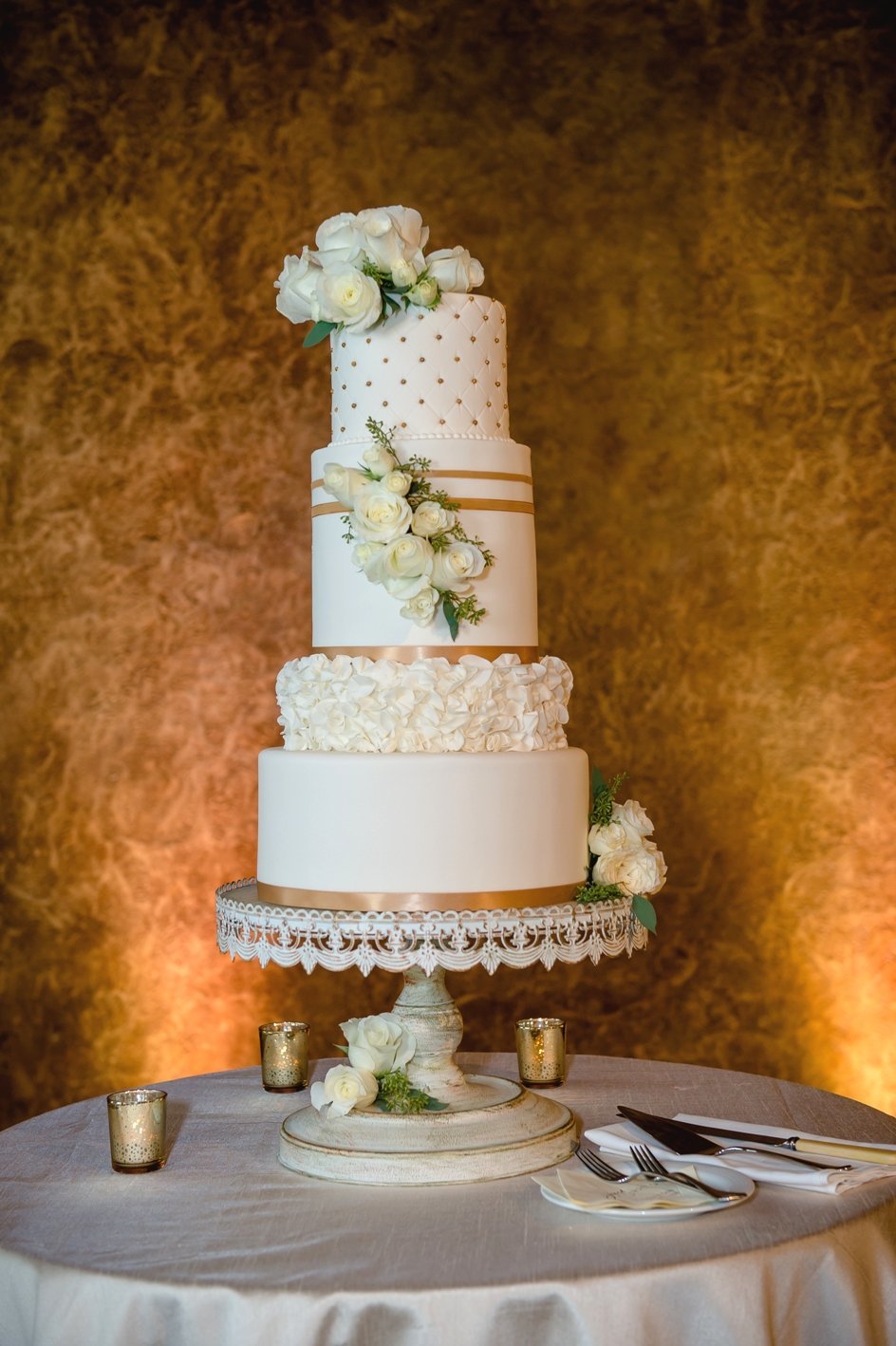 Christina_Greg Wedding Cake photo credit by OrangeGirl Photography2