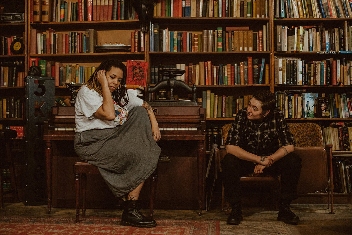 lgbtq library engagement shoot