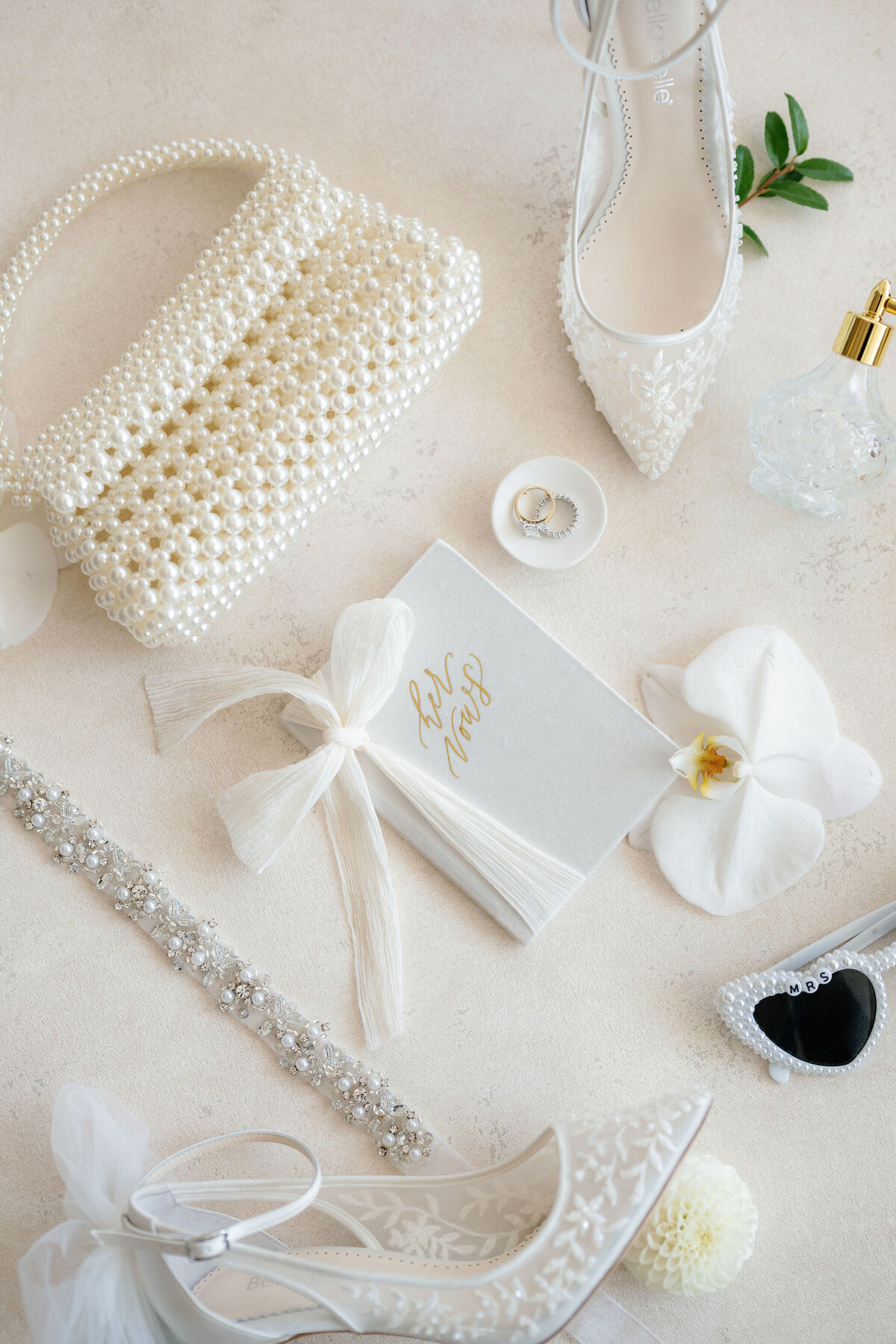 Wedding Flat Lay by Lisa Blanche Photography