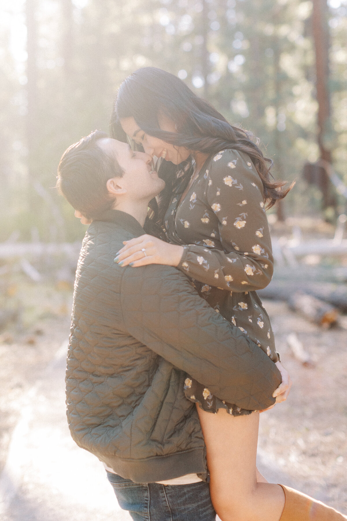 Monica and German | Donner Lake Engagement Session | Truckee, Ca-16